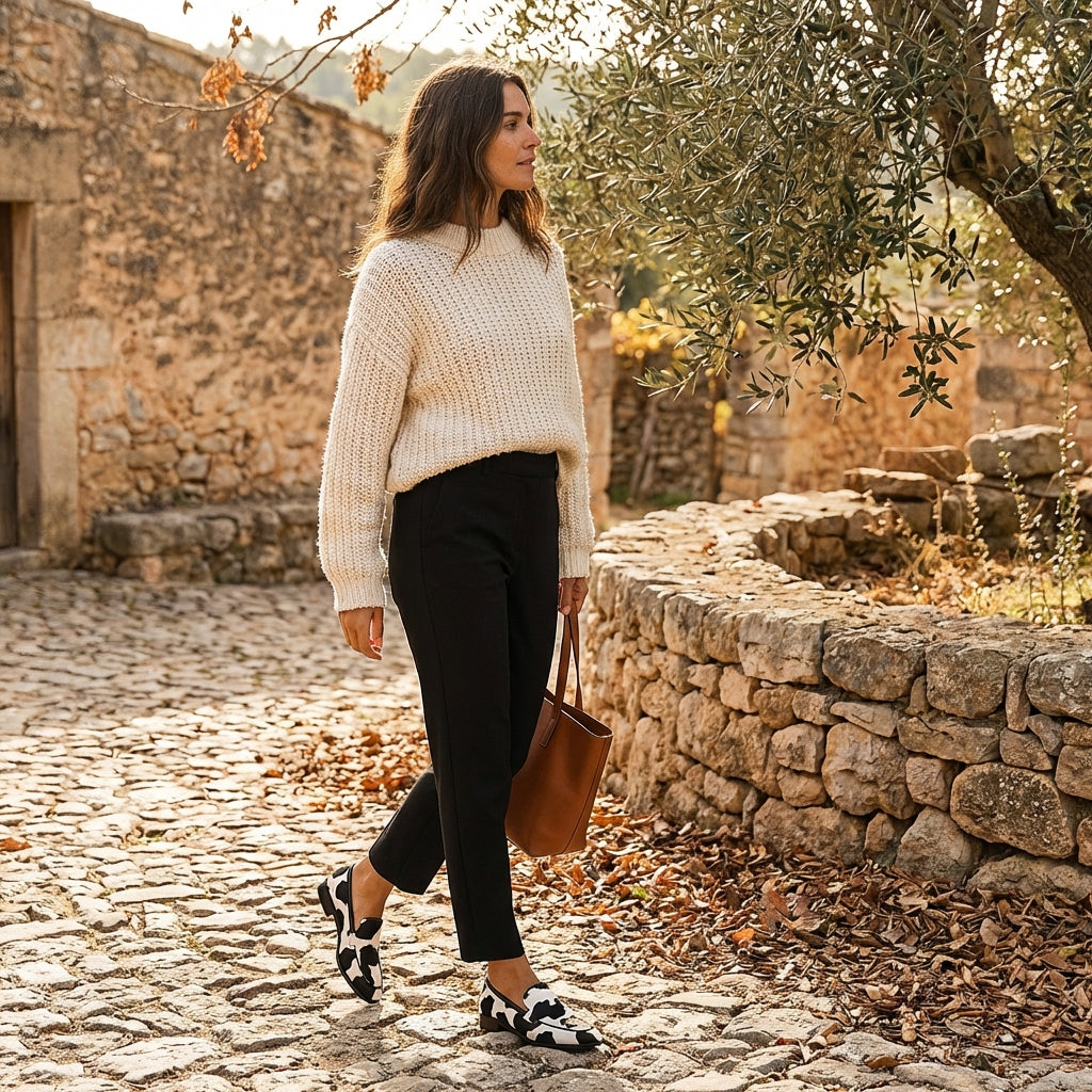 Valeria | Mocasines Mujer Con Estampado Animal Y Diseño Slip-On | Moderno