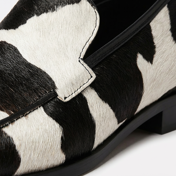 Valeria | Mocasines Mujer Con Estampado Animal Y Diseño Slip-On | Moderno