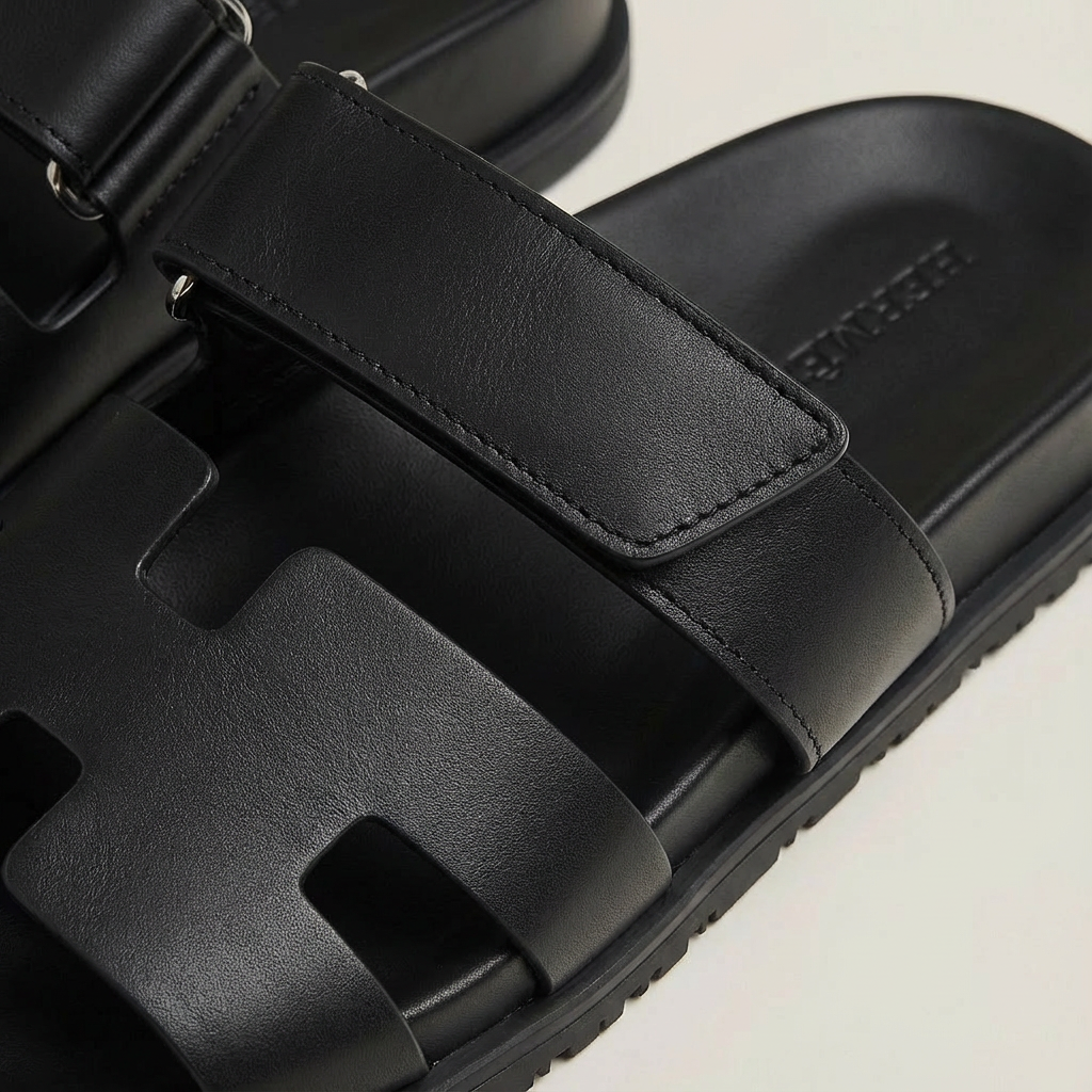 Valeria | Mujer Sandalias Slide Con Tira Ajustable Y Diseño Calado | Minimalista