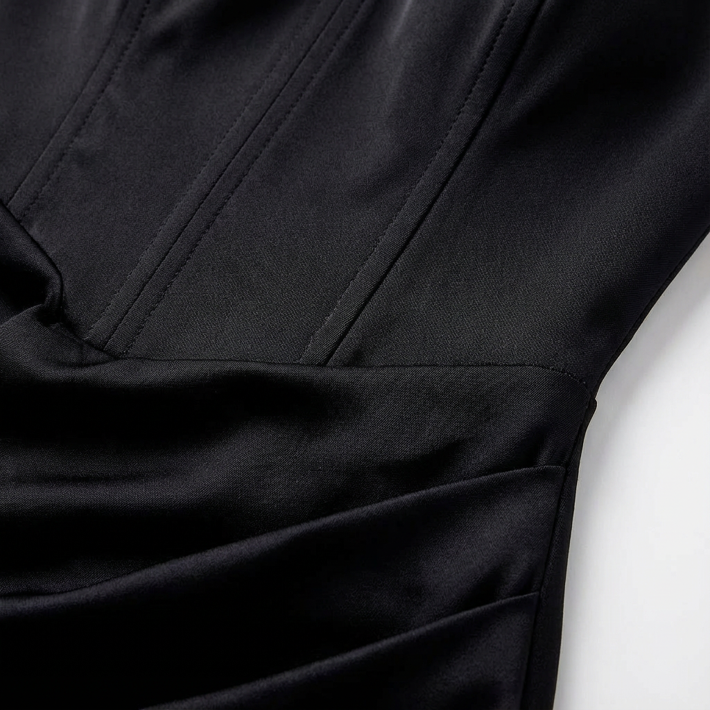 Valeria | Abito Maxi Donna con Scollo a Cuore e Drappeggio | Elegante