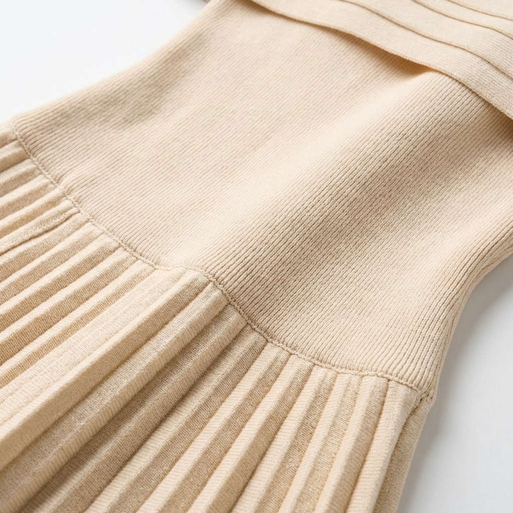 Valeria | Abito lungo da donna con spalle scoperte e gonna plissettata | Elegante