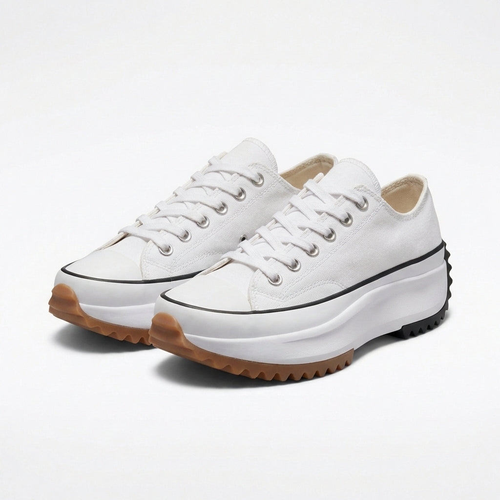 Vega | Scarpe da donna con zeppa, lacci, punta chiusa