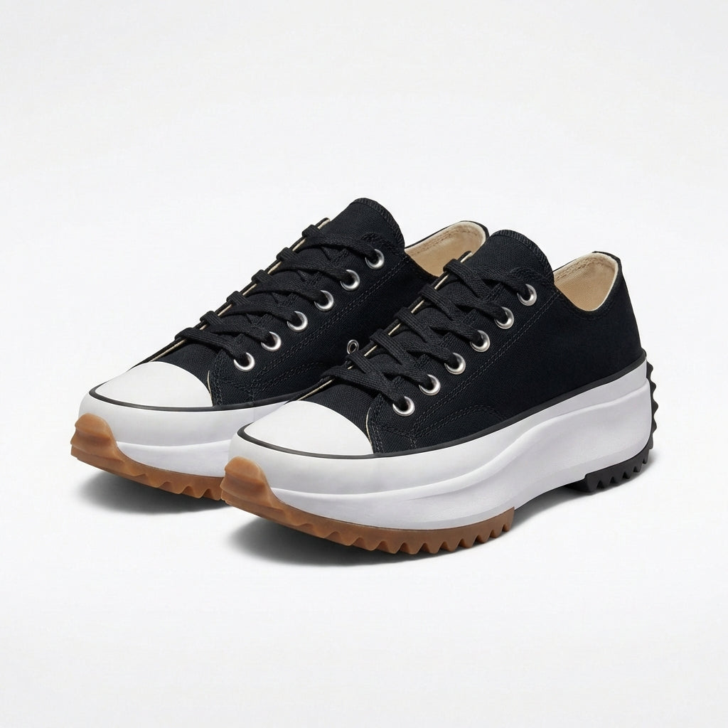 Vega | Scarpe da donna con zeppa, lacci, punta chiusa