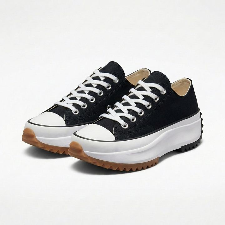 Vega | Mujer Zapatillas Plataforma Cordones Puntera