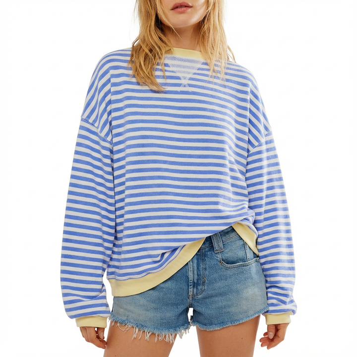 Vicki | Sudadera de Mujer con Cuello Redondo Oversize