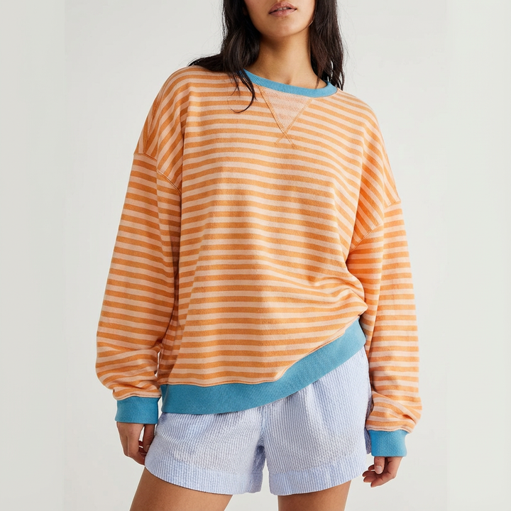 Vicki | Sudadera de Mujer con Cuello Redondo Oversize