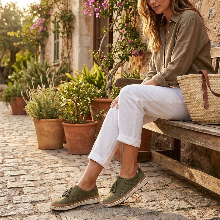 Vivian | Scarpe Casual da Donna senza Lacci con Nappine