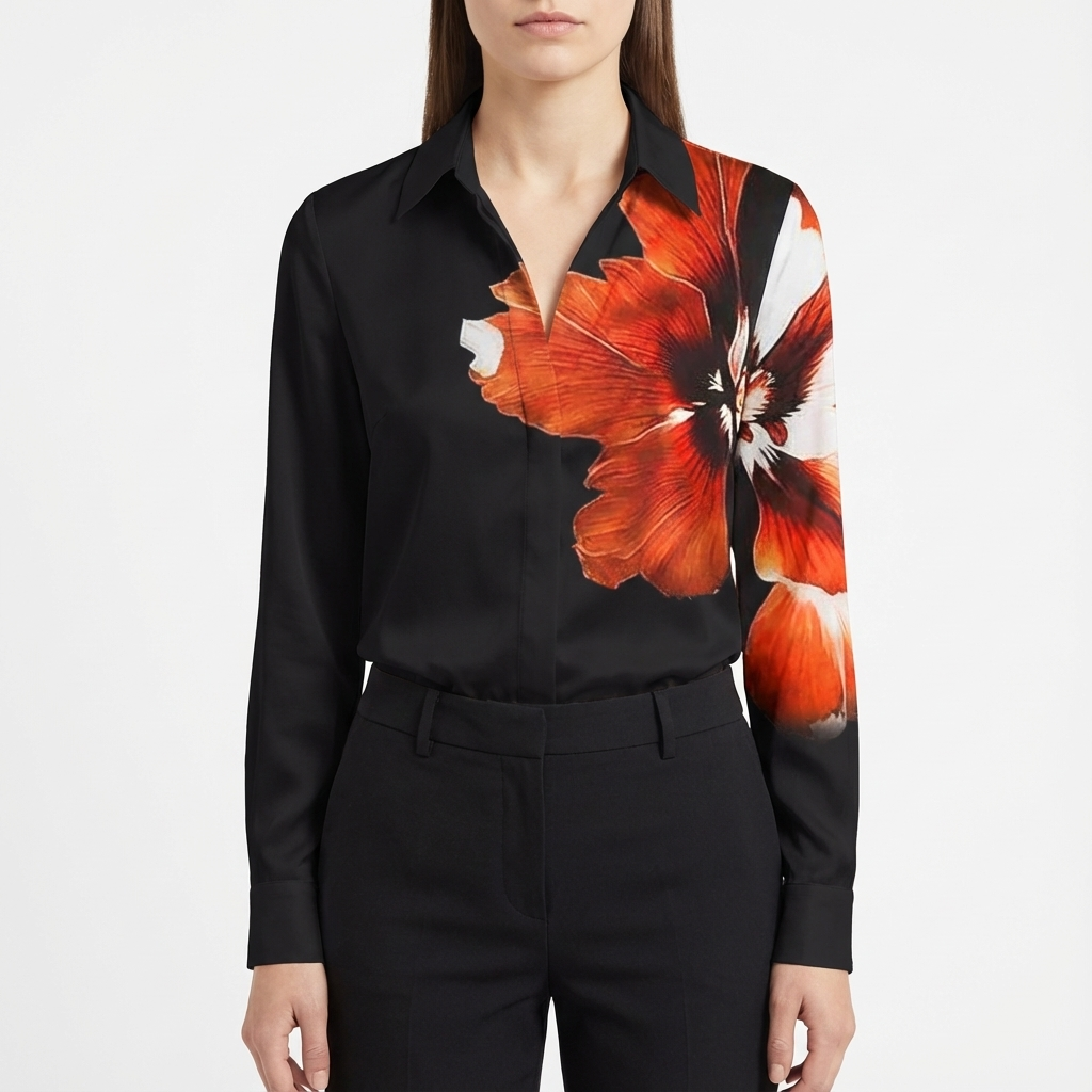 Willow | Blusa da Donna a Manica Lunga con Collo a Barca