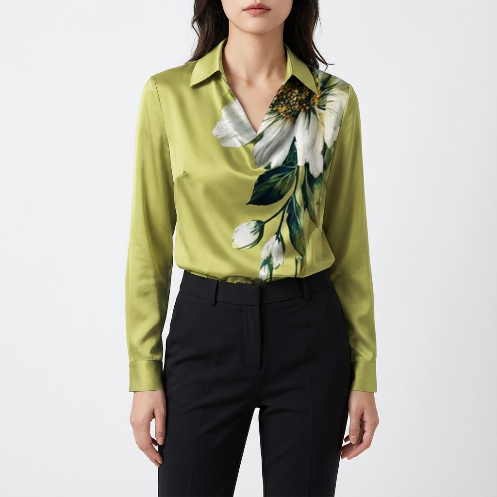 Willow | Blusa da Donna a Manica Lunga con Collo a Barca