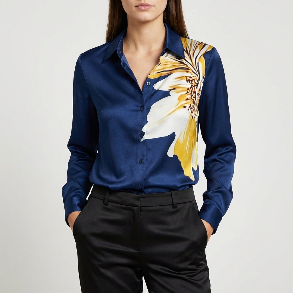 Willow | Blusa da Donna a Manica Lunga con Collo a Barca