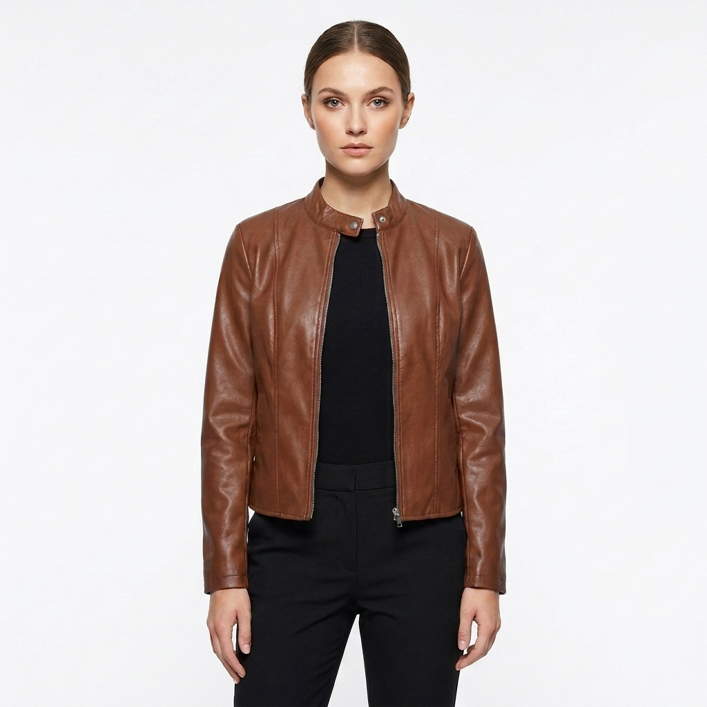Tina | Giacca Biker Attillata da Donna