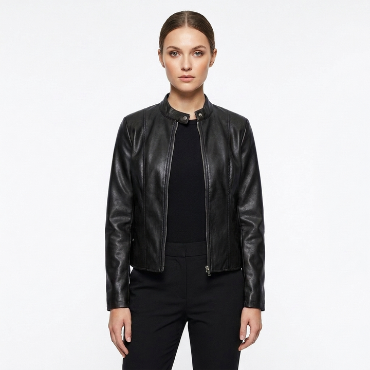 Tina | Giacca Biker Attillata da Donna
