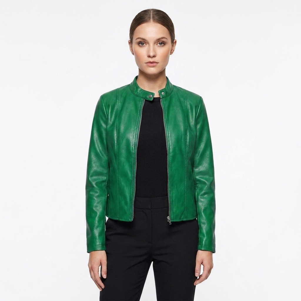 Tina | Giacca Biker Attillata da Donna
