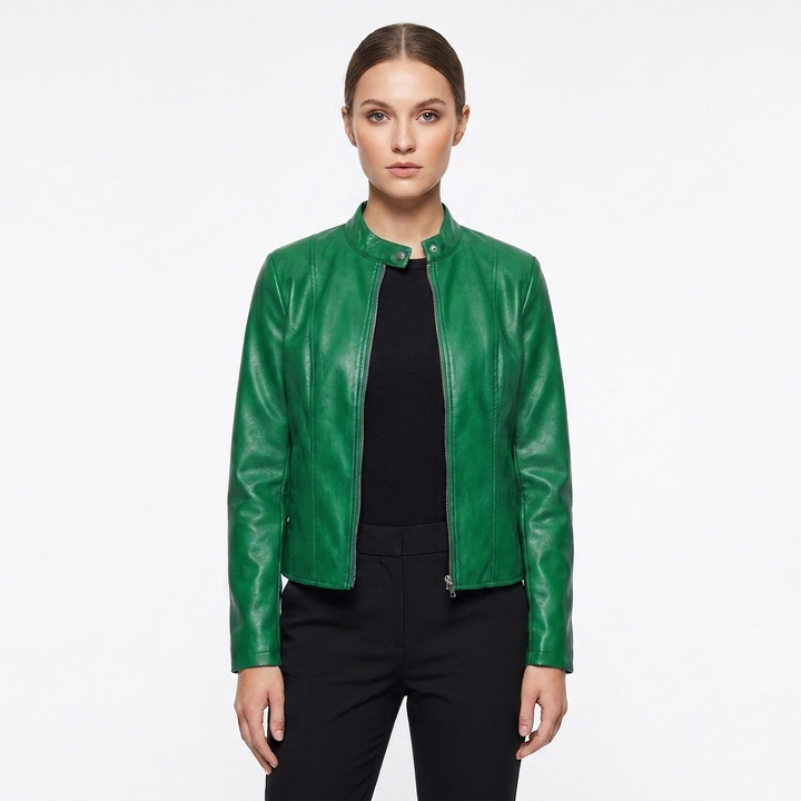 Tina | Giacca Biker Attillata da Donna