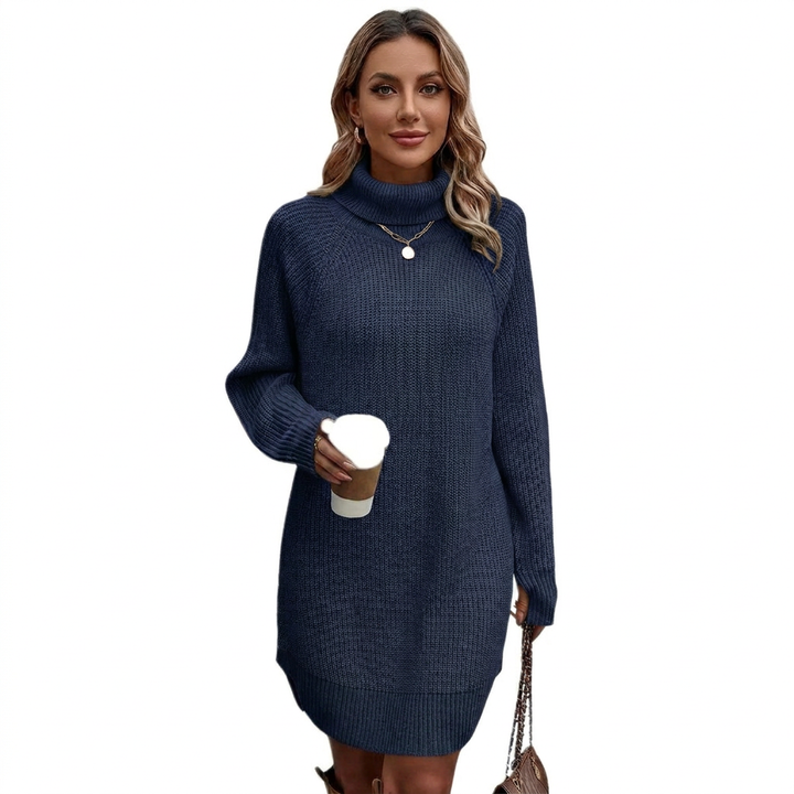 Nieves | Abito Lungo a Maglia con Tasche Donna