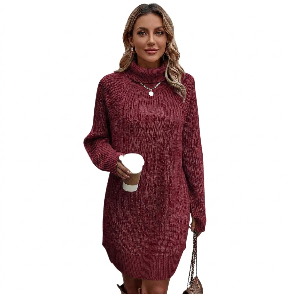 Nieves | Abito Lungo a Maglia con Tasche Donna