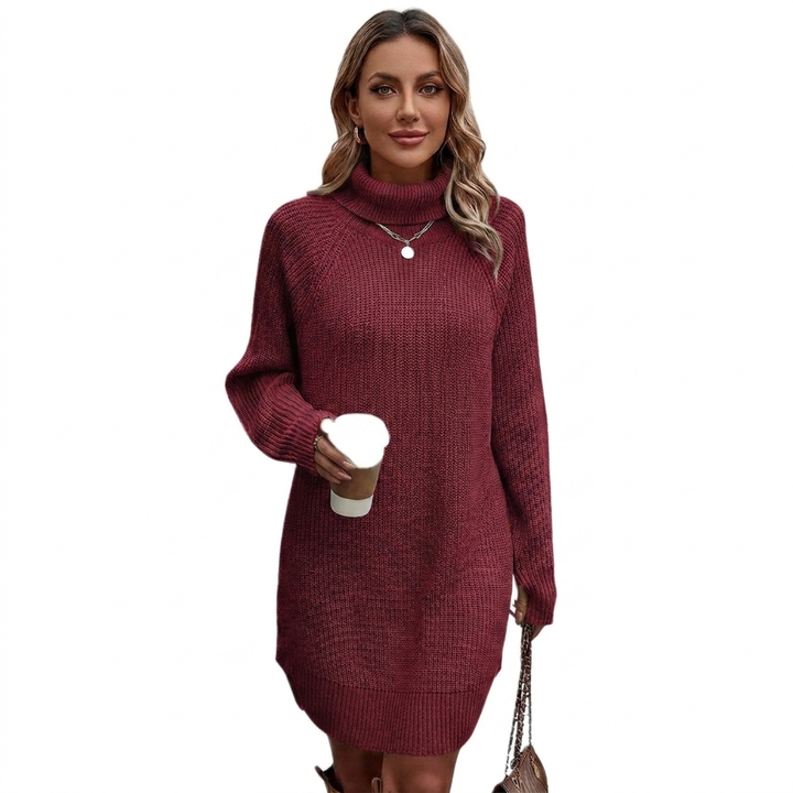 Nieves | Abito Lungo a Maglia con Tasche Donna