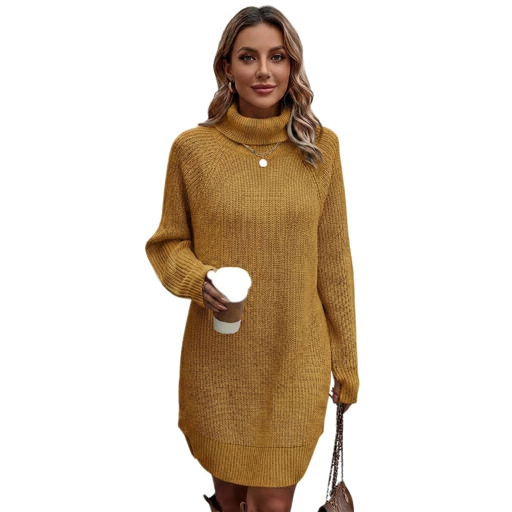 Nieves | Abito Lungo a Maglia con Tasche Donna